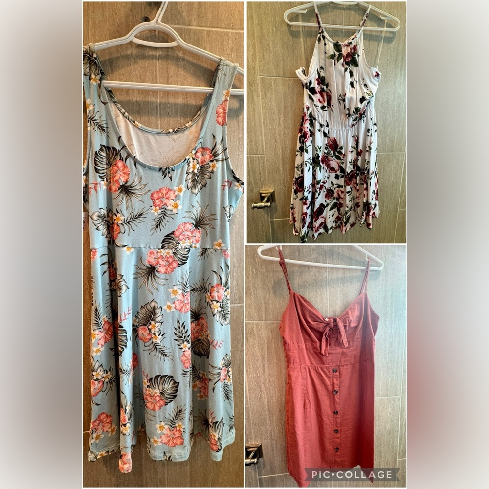 3 ardene summer mini dresses